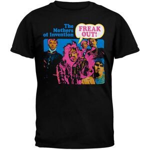 Frank Zappa Unisex Adult Freak Out! T-Shirt / Black
